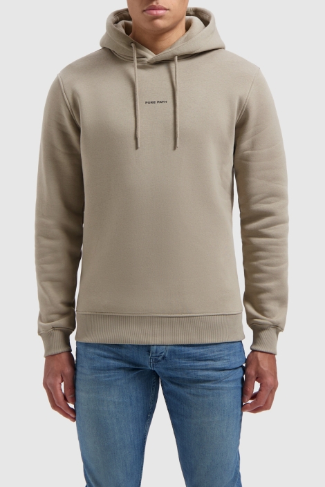 Pure Path regular fit sweaters hoodie ls